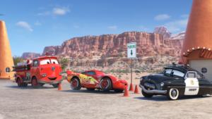 縦列駐車するマックイーン