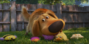 おもちゃで遊ぶダグ